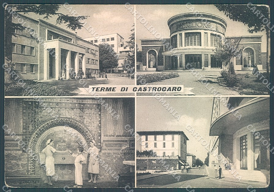 Forlì Castrocaro Terme PIEGHE FG cartolina JK3594 – fronte
