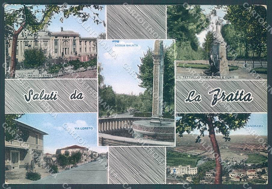 Forlì Bertinoro Fratta saluti da Foto FG cartolina JK3598 – fronte