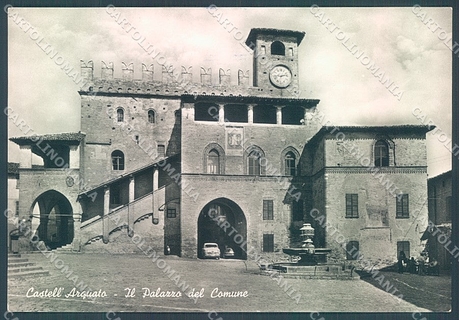 Piacenza Castel Arquato Palazzo del Comune Foto FG cartolina JK3602 – fronte
