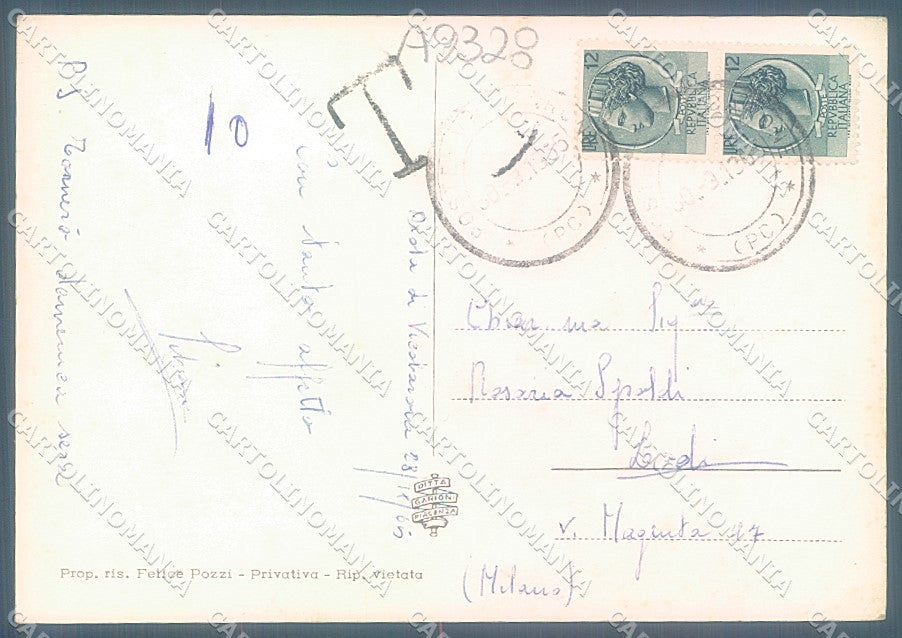 Forlì Ziano Piacentino Vicobarone saluti da PIEGHINA Foto FG cartolina JK3609 – retro