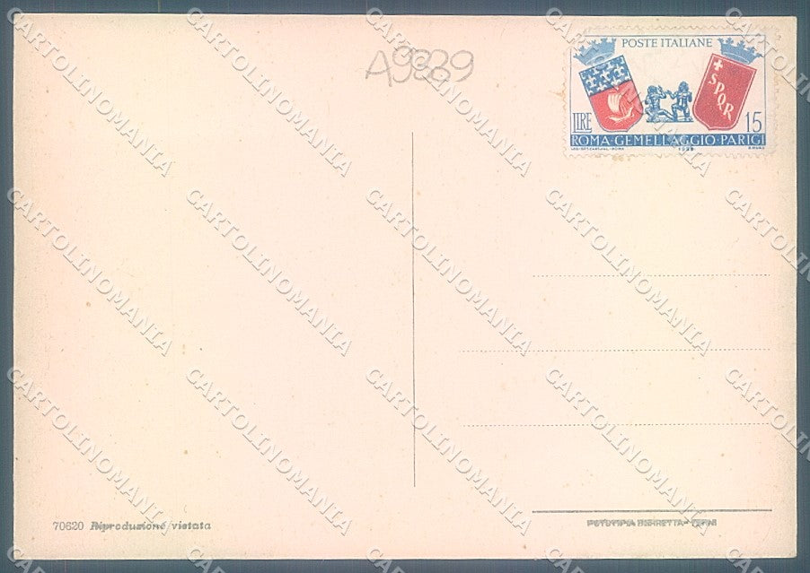 Forlì Cesenatico Barca a Vela saluti da FG cartolina JK3612 – retro