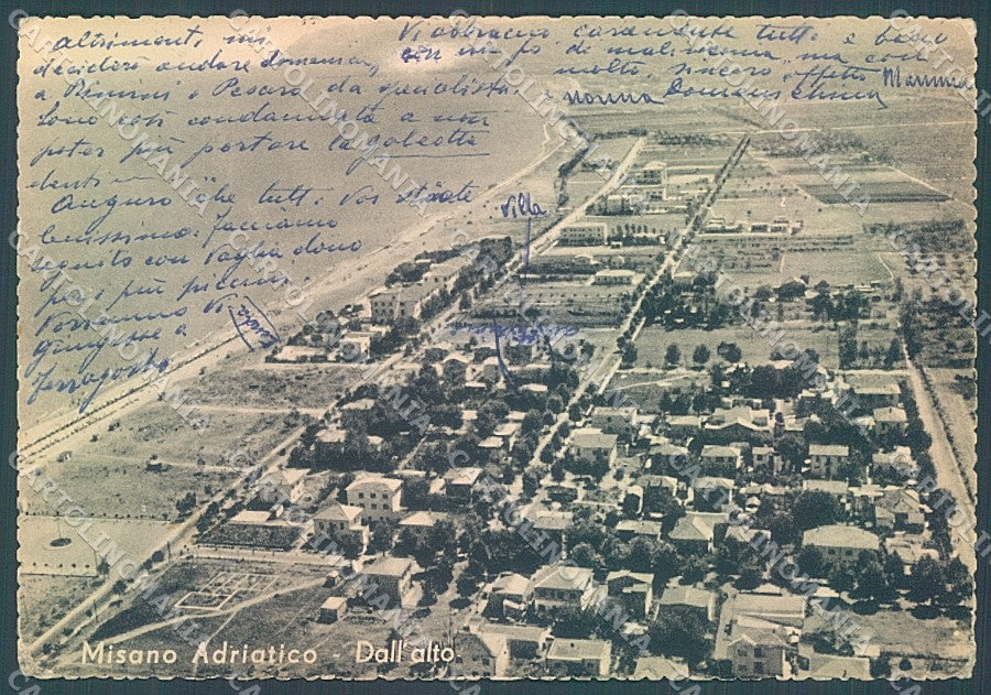 Rimini Misano Adriatico Veduta Aerea FG cartolina JK3614 – fronte