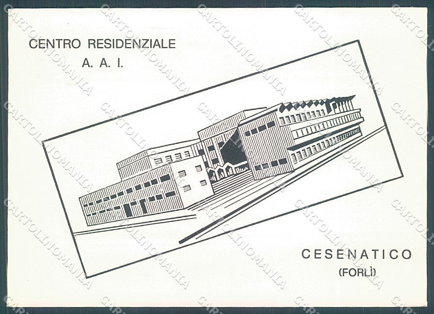 Forlì Cesenatico Centro Residenziale PIEGHINE FG cartolina JK3616 – fronte
