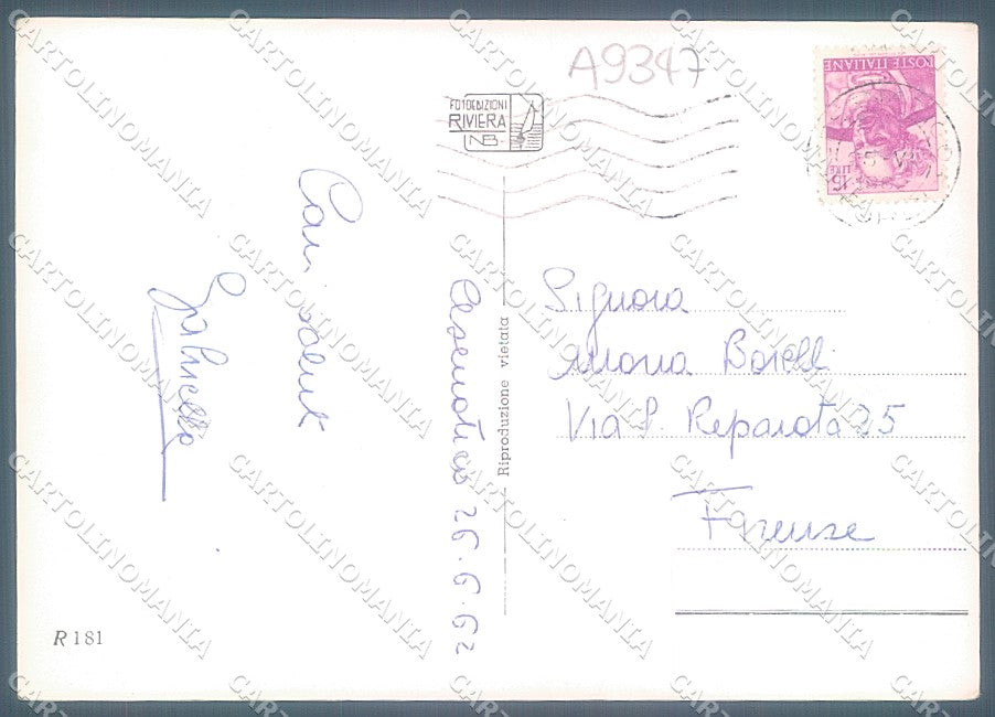 Forlì Cesenatico saluti da Foto FG cartolina JK3617 – retro