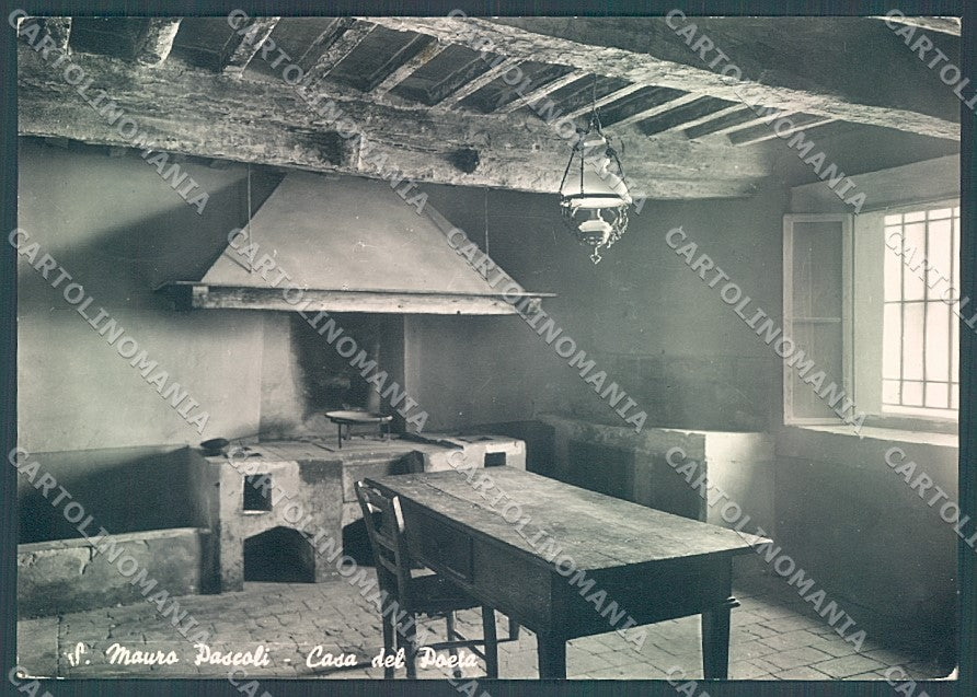 Forlì S. Mauro Pascoli Casa del Poeta Foto FG cartolina JK3622 – fronte