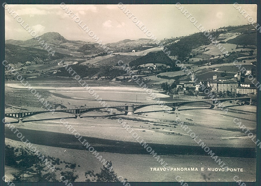 Piacenza Travo Nuovo Ponte Foto FG cartolina JK3631 – fronte