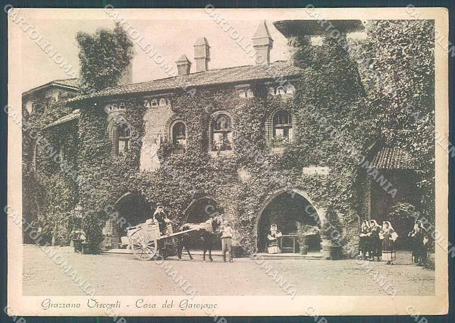 Piacenza Grazzano Visconti Casa Garofano Alterocca 146297 FG cartolina JK3638 – fronte