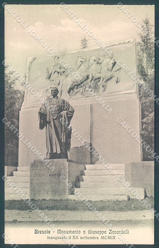 Brescia Città Monumento Zanardelli Alterocca 5287 cartolina JK3655 – fronte