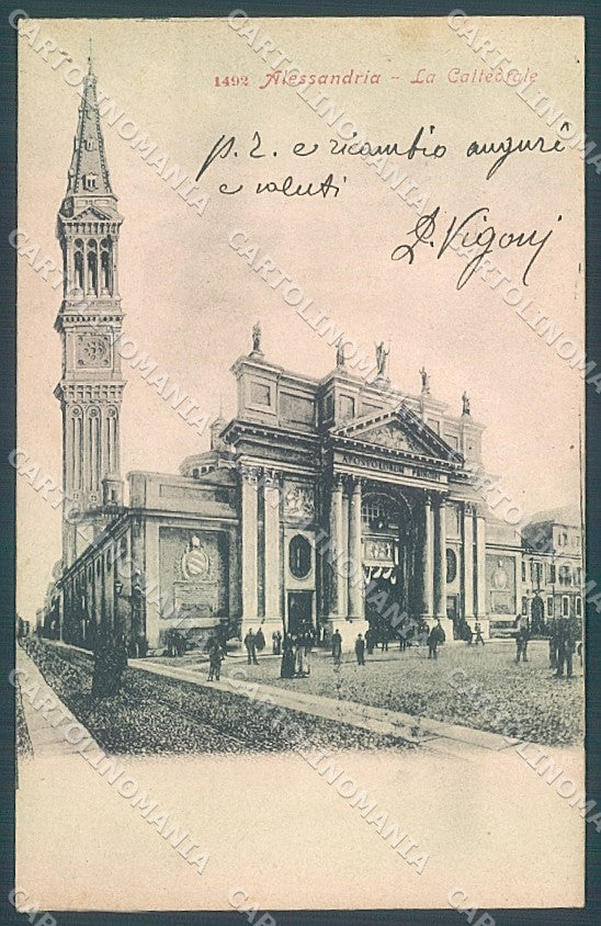 Alessandria Città Cattedrale cartolina JK3665 – fronte