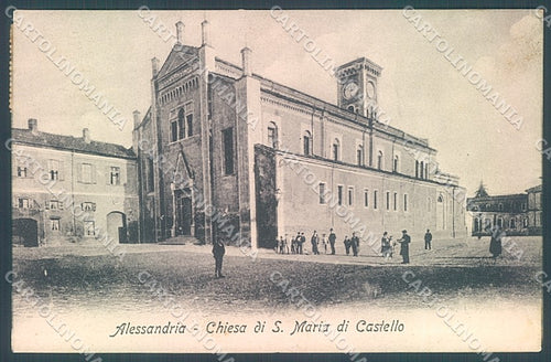 Alessandria Città Chiesa S. Maria di Castello cartolina JK3668 – fronte