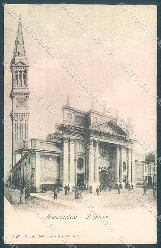 Alessandria Città Duomo cartolina JK3672 – fronte
