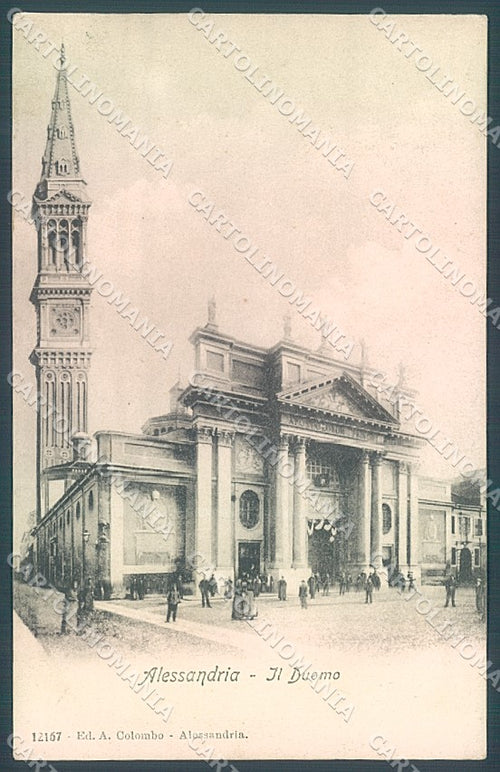 Alessandria Città Duomo cartolina JK3672 – fronte