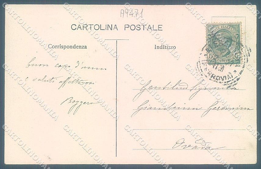 Alessandria Città Duomo cartolina JK3672 – retro