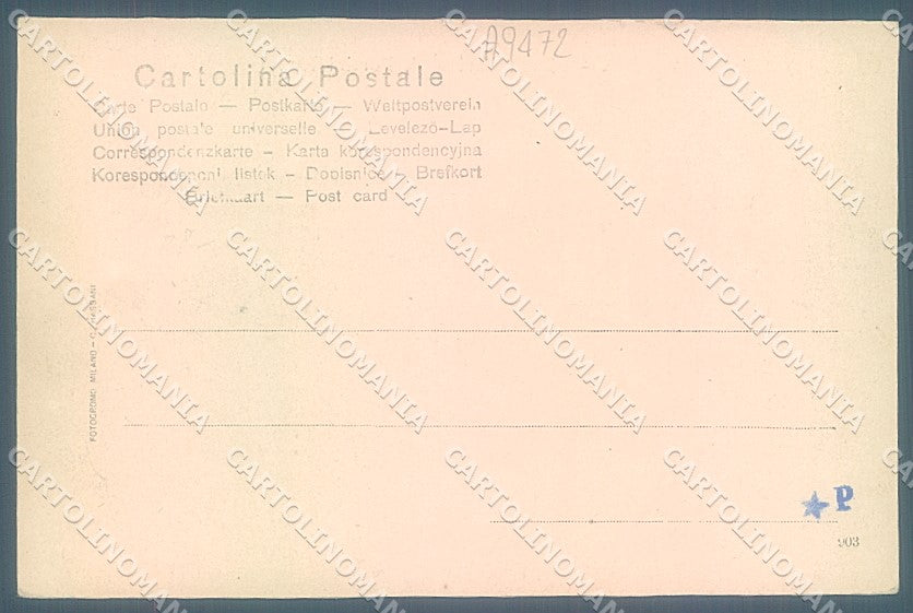 Alessandria Città Portici Piazza Garibaldi cartolina JK3673 – retro