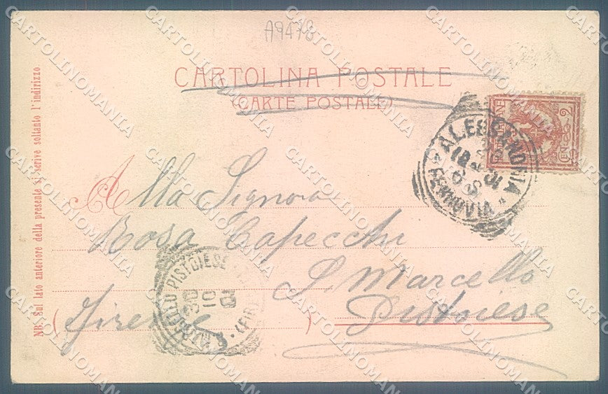 Alessandria Città Ponte Fiume Tanaro cartolina JK3678 – retro