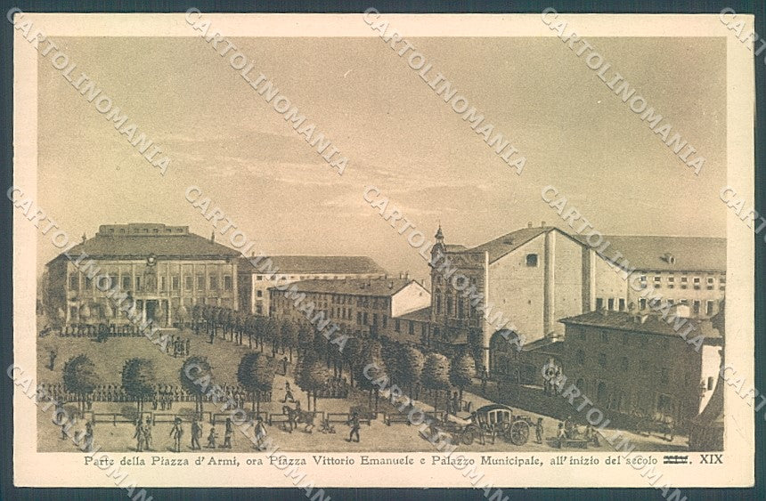 Alessandria Città Piazza Vittorio Emanuele Municipio cartolina JK3682 – fronte