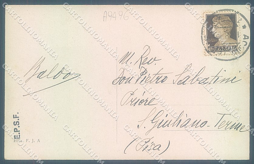 Alessandria Acqui Terme Ponte Carlo Alberto cartolina JK3686 – retro
