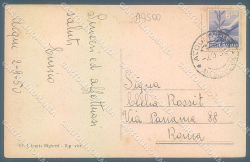 Alessandria Acqui Terme Duomo Palazzo Vescovile cartolina JK3689 – retro