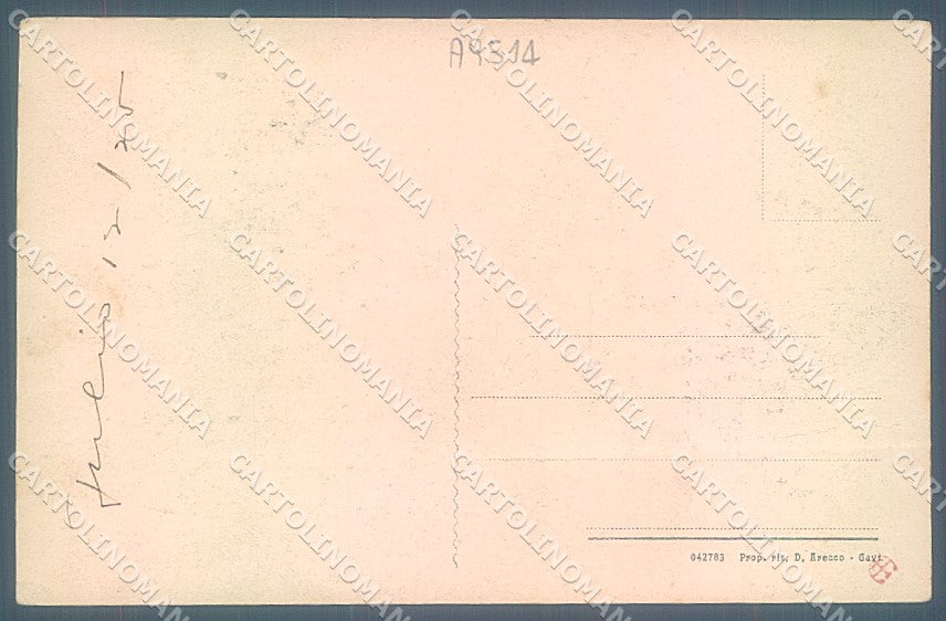 Alessandria Gavi Ponte sul Lemme PIEGATA cartolina JK3699 – retro