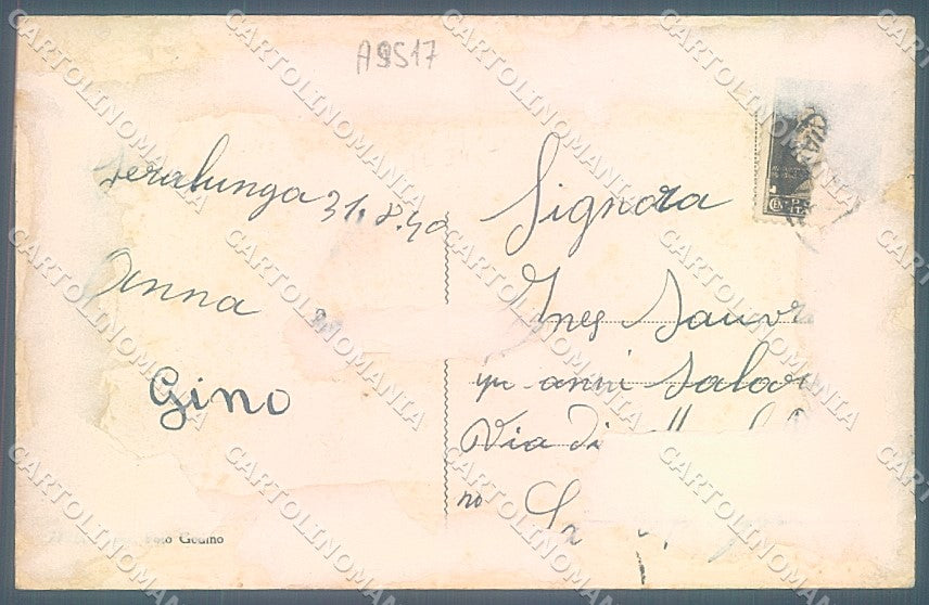 Alessandria Serralunga di Crea RETRO ABRASO cartolina JK3702 – retro