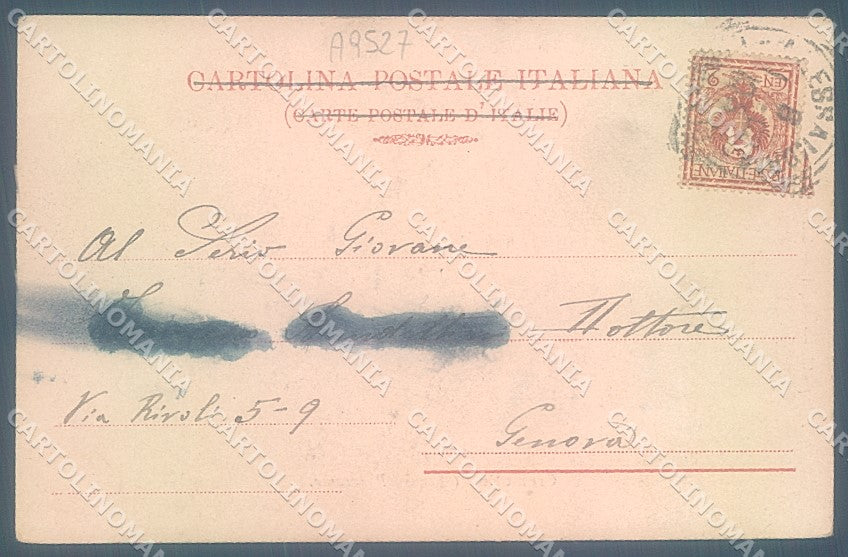 Alessandria Cremolino cartolina JK3705 – retro