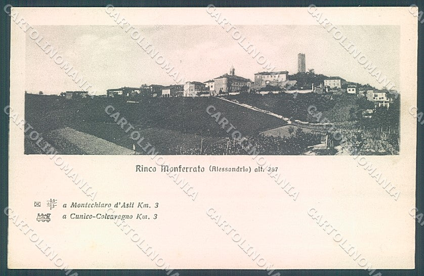 Alessandria Rinco Monferrato cartolina JK3707 – fronte