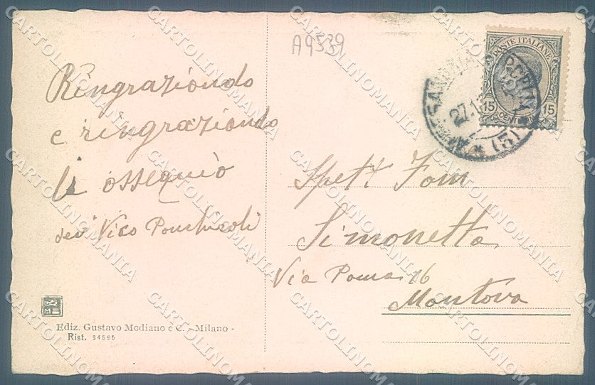 Alessandria Borgo San Martino Chiesa Collegio S. Carlo Modiano cartolina JK3711 – retro