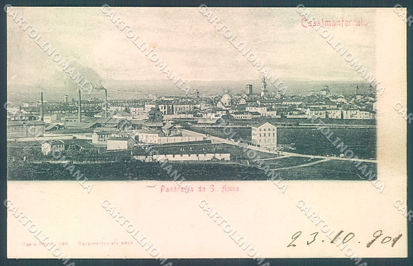 Alessandria Casale Monferrato cartolina JK3713 – fronte