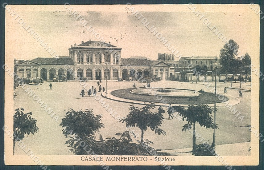 Alessandria Casale Monferrato Stazione cartolina JK3715 – fronte