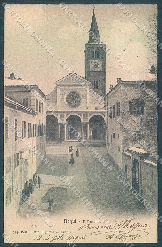 Alessandria Acqui Terme Duomo cartolina JK3716 – fronte