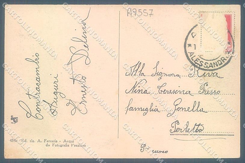Alessandria Acqui Terme cartolina JK3721 – retro