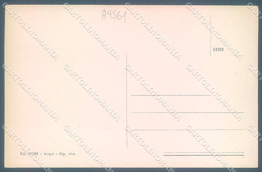 Alessandria Acqui Terme Chiesa Piazza dell'Addolorata cartolina JK3725 – retro