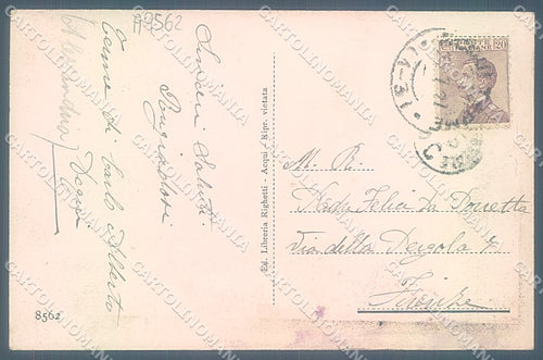 Alessandria Acqui Terme Viale della Madonnalta SCOLLATA cartolina JK3726 – retro