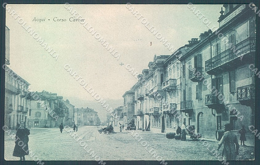 Alessandria Acqui Terme Corso Cavour cartolina JK3729 – fronte