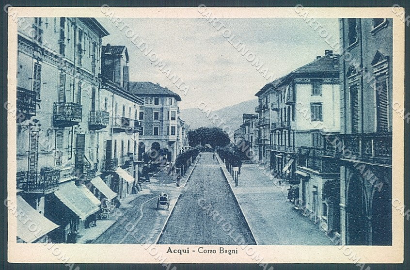 Alessandria Acqui Terme Corso Bagni cartolina JK3731 – fronte