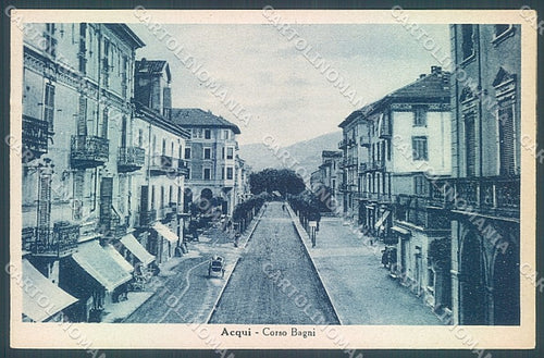 Alessandria Acqui Terme Corso Bagni cartolina JK3731 – fronte