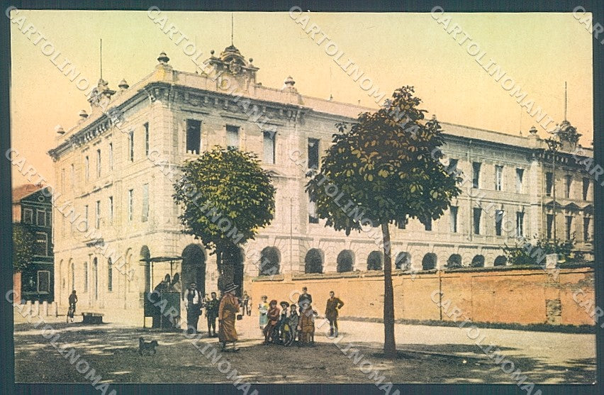 Alessandria Acqui Terme Palazzo delle Scuole cartolina JK3733 – fronte