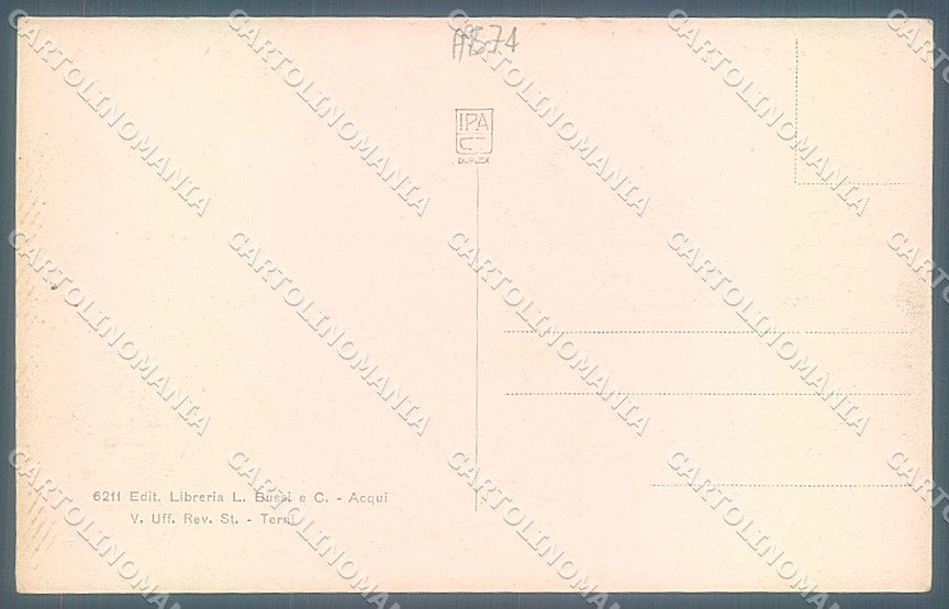 Alessandria Acqui Terme Duomo cartolina JK3736 – retro