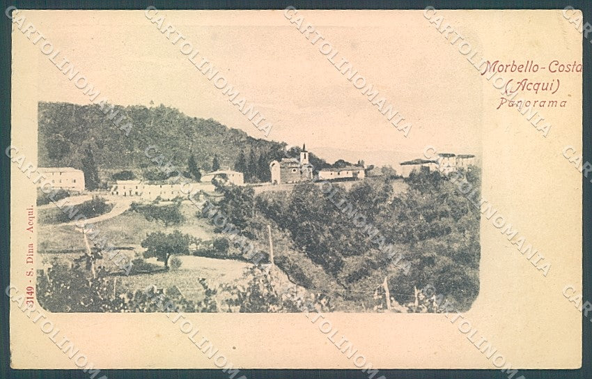 Alessandria Acqui Terme Morbello Costa cartolina JK3747 – fronte