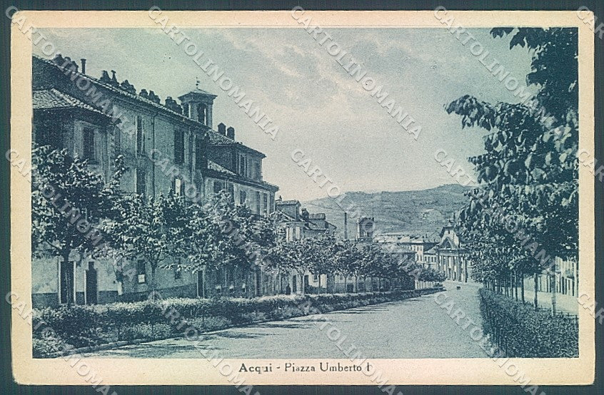 Alessandria Acqui Terme Piazza Umberto I cartolina JK3748 – fronte