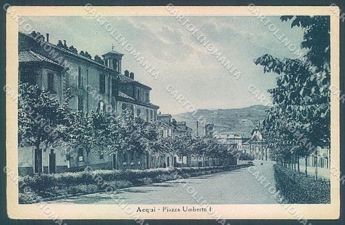 Alessandria Acqui Terme Piazza Umberto I cartolina JK3748 – fronte