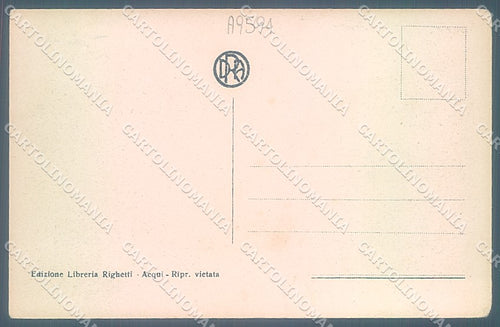 Alessandria Acqui Terme Piazza Umberto I cartolina JK3748 – retro
