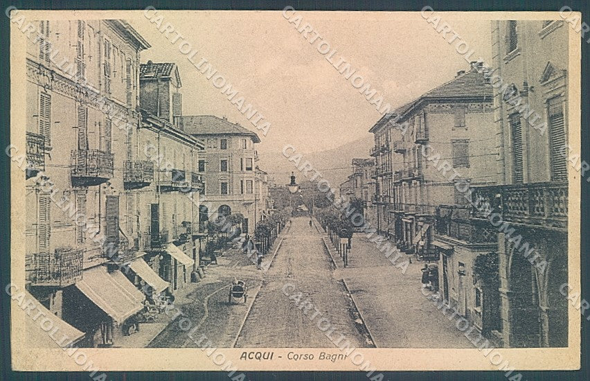 Alessandria Acqui Terme Corso Bagni cartolina JK3752 – fronte