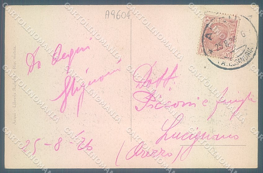 Alessandria Acqui Terme cartolina JK3756 – retro