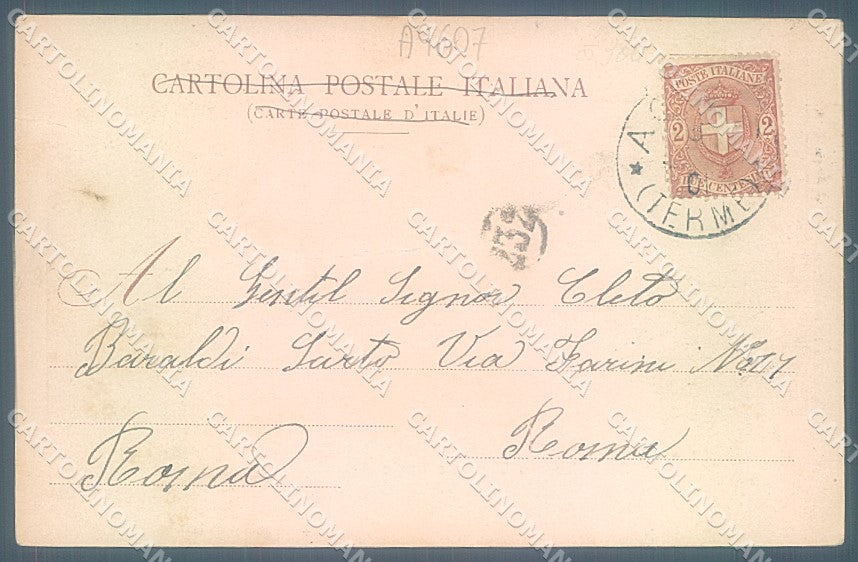 Alessandria Acqui Stabilimento Termale PIEGHINE cartolina JK3759 – retro