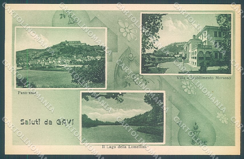 Alessandria Gavi saluti da cartolina JK3761 – fronte
