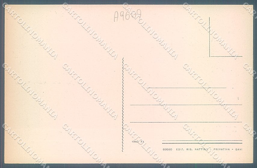 Alessandria Gavi saluti da cartolina JK3761 – retro