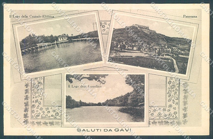Alessandria Gavi saluti da cartolina JK3762 – fronte