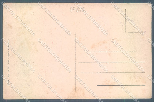 Alessandria Casale Monferrato Via Lanza PIEGA ANGOLO cartolina JK3765 – retro