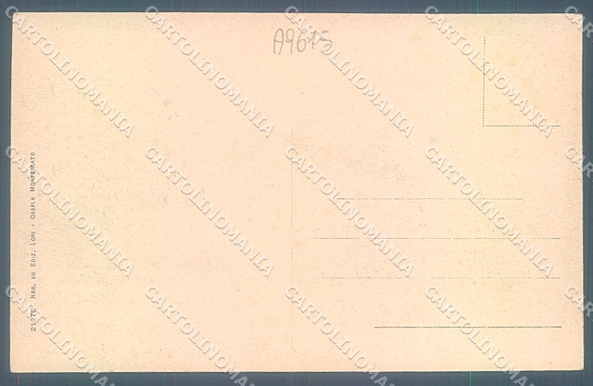 Alessandria Casale Monferrato Ponte sul Po cartolina JK3766 – retro